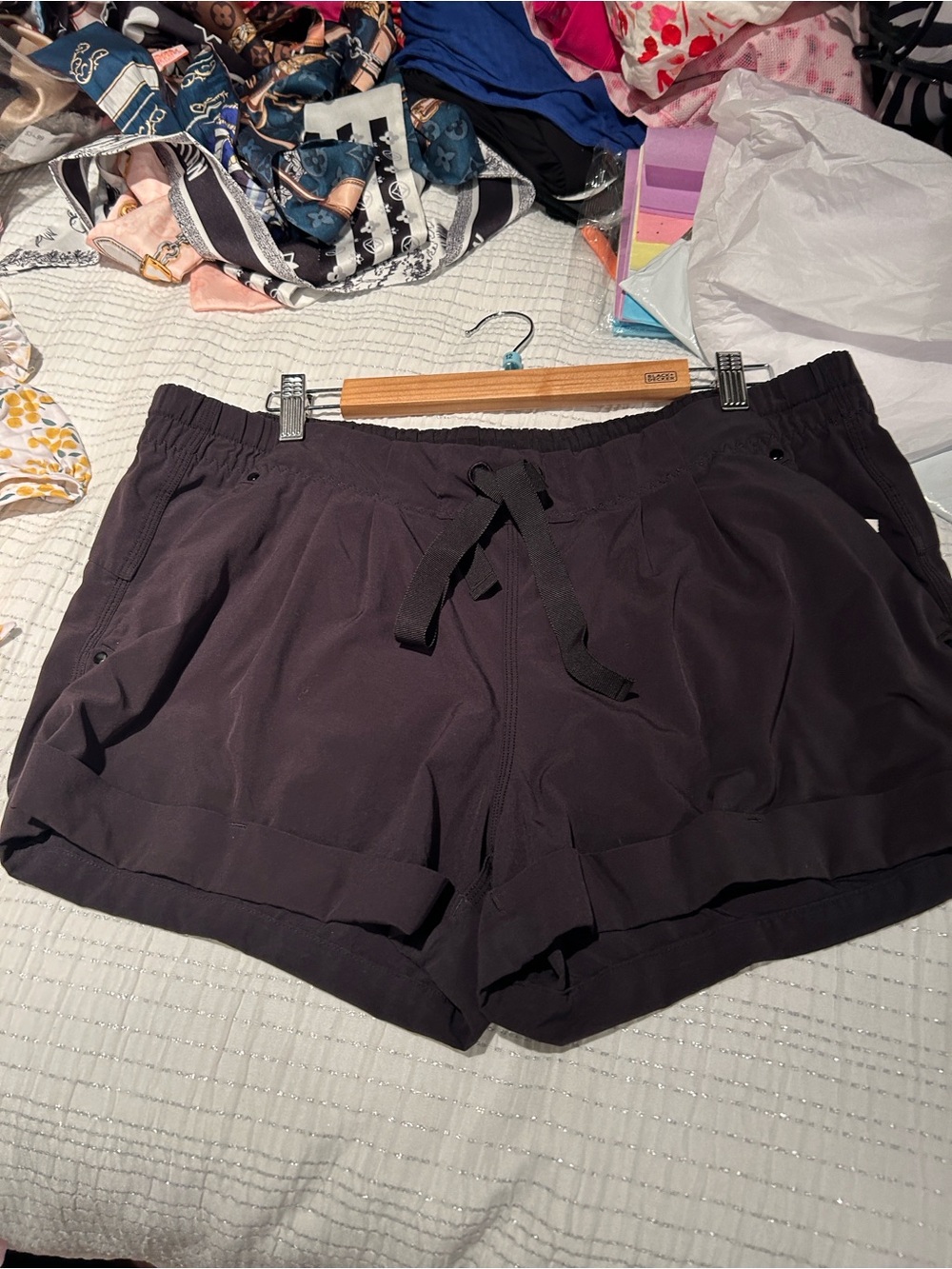 lululemon athletica Black Athletic Drawstring Shorts